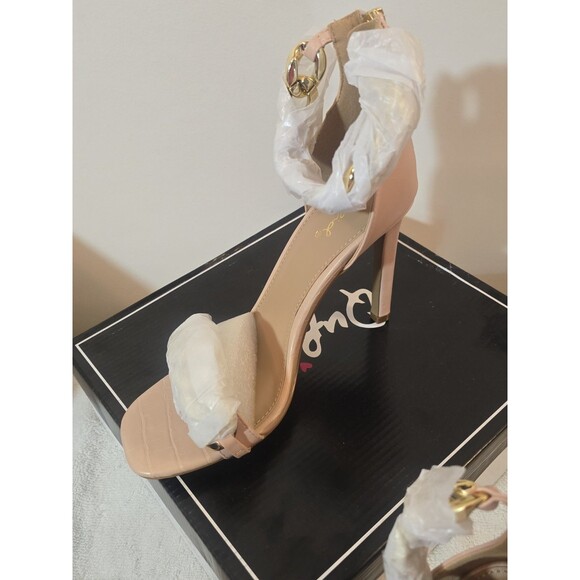 Qupid High Heels Highlight 49 Nude Color Size 8 - Picture 3 of 8